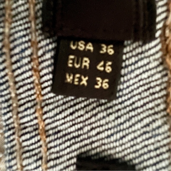 MASSIMO DUTTI Men’s Regular Fit Straight Leg Jeans Size 36 EUC - Picture 8 of 9